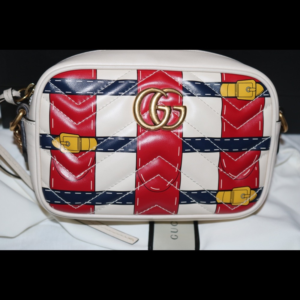 ❌SOLD❌ Gucci Marmont Trompe L’oeil Shoulder Bag